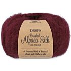 DROPS Brushed Alpaca Silk Uni Colour - 23 wijnrood - Wol Garen