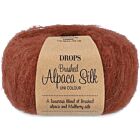 DROPS Brushed Alpaca Silk Uni Colour - 24 roest - Wol Garen