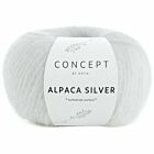 Katia Concept Alpaca Silver - 250 ecru met zilver - Glans Garen