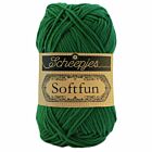 Scheepjes Softfun - 2535 donkergroen - Katoen/Acryl Garen