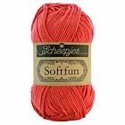 Scheepjes Softfun - 2607 donkerkoraal - Katoen/Acryl Garen