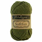 Scheepjes Softfun - 2616 donker olijfgroen - Katoen/Acryl Garen