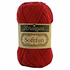 Scheepjes Softfun - 2617 donkerrood - Katoen/Acryl Garen