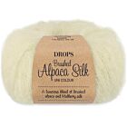 DROPS Brushed Alpaca Silk Uni Colour - 27 regenwoud dauw - Wol Garen
