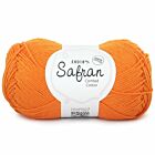 DROPS Safran Uni Colour - 28 oranje - Katoen Garen