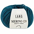 Lang Yarns Merino 120 - 288 donker petrol - Merinowol Garen