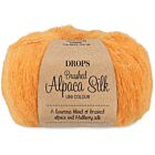 DROPS Brushed Alpaca Silk Uni Colour - 29 mandarijn - Wol Garen
