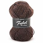 DROPS Fabel Uni Colour - 300 bruin - Wol Garen
