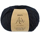 DROPS Air Uni Colour - 31 zwart - Wol Garen