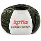 Katia Merino Tweed - 310 donkergroen - Merinogaren