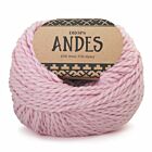 DROPS Andes Uni Colour - 3145 poederroze - Wol Garen