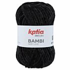 Katia Bambi - 315 zwart - Chenille Garen