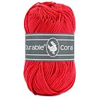 Durable Coral - 316 red - Gemerceriseerd Katoen Garen