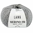 Lang Yarns Merino 150 - 324 grijs gemêleerd - Merinowol Garen