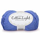 DROPS Cotton Light Uni Colour - 33 blauwe hyacint - Katoen/Polyester Garen