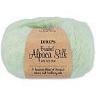 DROPS Brushed Alpaca Silk Uni Colour - 33 pistache ijs - Wol Garen