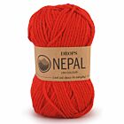 DROPS Nepal Uni Colour - 3620 rood - Wol Garen