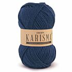 DROPS Karisma Uni Colour - 37 donkerblauw/groen - Wol Garen
