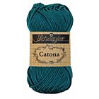 Scheepjes Catona 50 gram - 401 dark teal - Katoen Garen