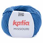 Katia Missouri - 42 blauw - Katoen/Acryl Garen