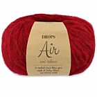 DROPS Air Uni Colour - 44 karmijnrood - Wol Garen