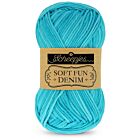 Scheepjes Softfun Denim - 500 turquoise - Katoen/Acryl Garen