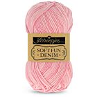 Scheepjes Softfun Denim - 504 lichtroze - Katoen/Acryl Garen