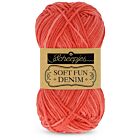 Scheepjes Softfun Denim - 505 rood - Katoen/Acryl Garen