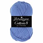 Scheepjes Cotton 8 - 506 korenbloem - Katoen Garen