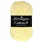 Scheepjes Cotton 8 - 508 lichtgeel - Katoen Garen