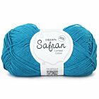 DROPS Safran Uni Colour - 51 petroleum - Katoen Garen