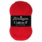 Scheepjes Cotton 8 - 510 rood - Katoen Garen