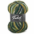 DROPS Fabel Print - 542 groen - Wol Garen