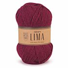 DROPS Lima Uni Colour - 5820 robijnrood - Wol Garen
