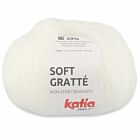 Katia Soft Gratté - 60 wit - Mohair-Look Acryl Garen