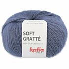 Katia Soft Gratté - 65 jeansblauw - Mohair-Look Acryl Garen