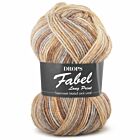 DROPS Fabel Long Print - 651 sandy dust - Wol Garen