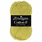Scheepjes Cotton 8 - 669 olijfgroen - Katoen Garen