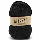 DROPS Alaska Uni Colour - 06 zwart - Wol Garen