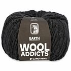 WoolAddicts Earth - 70 antraciet - Alpacawol Garen