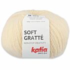 Katia Soft Gratté - 70 licht ivoorkleurig - Mohair-Look Acryl Garen