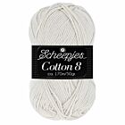 Scheepjes Cotton 8 - 700 lichtgrijs - Katoen Garen