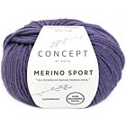 Katia Concept Merino Sport - 71 donker violet - Wol Garen
