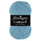 Scheepjes Cotton 8 - 711 licht jeansblauw - Katoen Garen