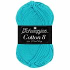 Scheepjes Cotton 8 - 712 donkerturquoise - Katoen Garen