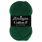Scheepjes Cotton 8 - 713 donkergroen - Katoen Garen
