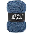 DROPS Alaska Mix - 72 pauwblauw - Wol Garen