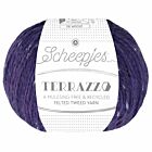 Scheepjes Terrazzo - 728 uva - Gerecyclede Tweedwol