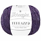 Scheepjes Terrazzo - 730 melanzana - Gerecyclede Tweedwol
