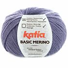 Katia Basic Merino - 76 donkerlila - Wol/Acryl Garen